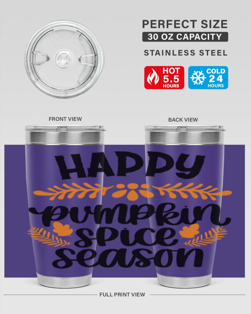 Happy Pumpkin Spice Season 492#- fall- Tumbler