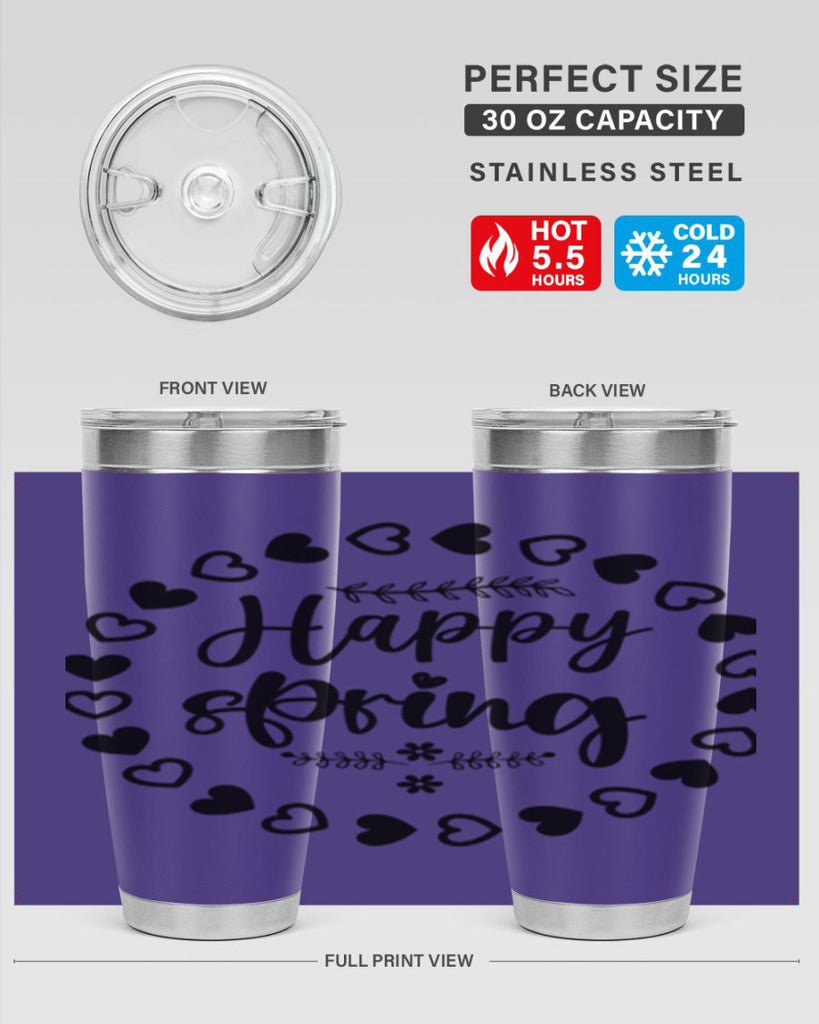 Happy Spring 174#- spring- Tumbler