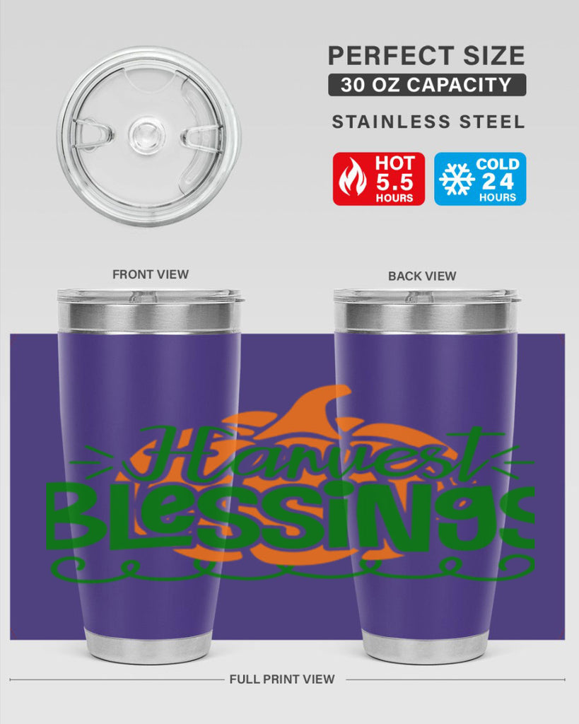 Harvest Blessings 265#- fall- Tumbler