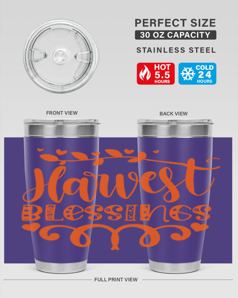 Harvest Blessings 266#- fall- Tumbler