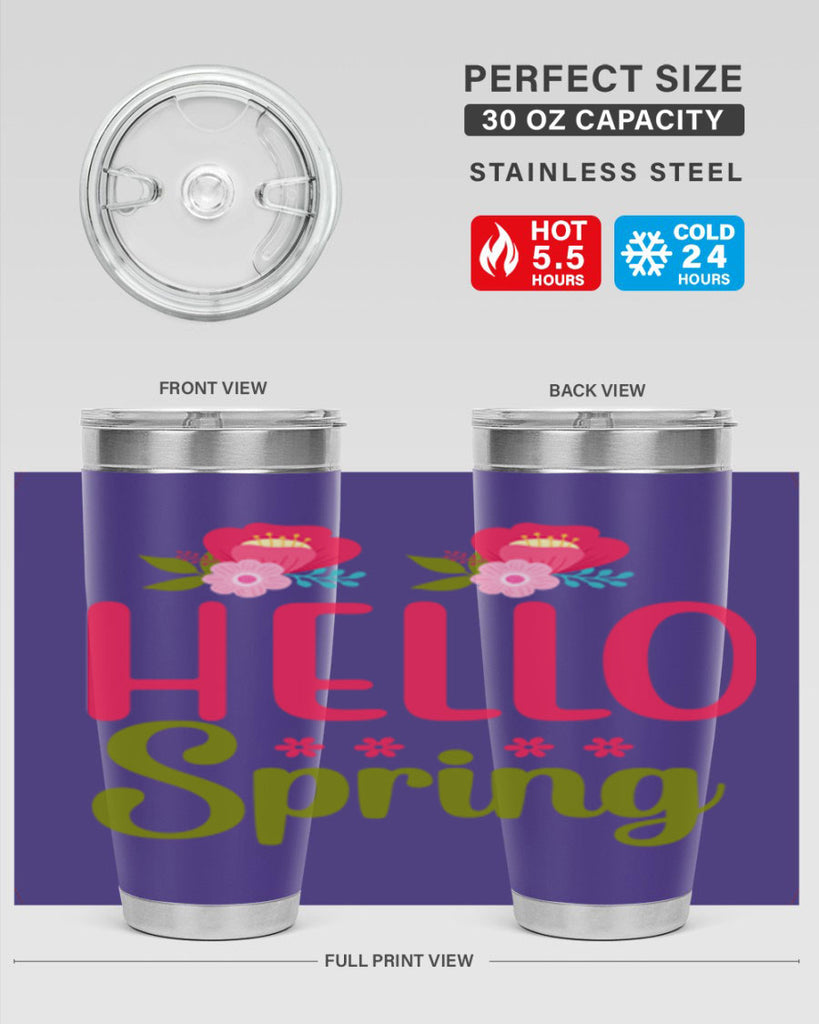 Hello Spring 186#- spring- Tumbler