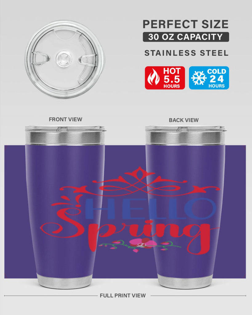 Hello Spring 211#- spring- Tumbler