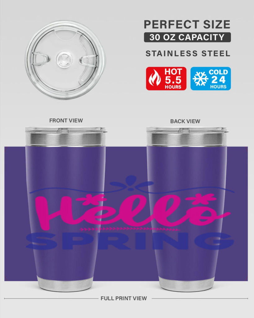 Hello Spring 212#- spring- Tumbler