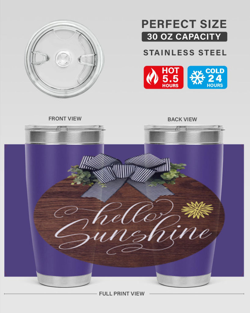 Hello Spring Lettering Mockup200#- spring- Tumbler