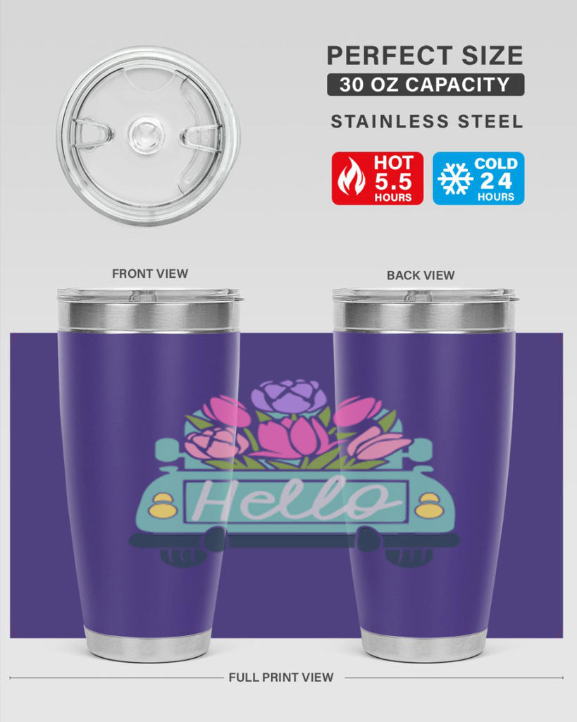 Hello Truck218#- spring- Tumbler