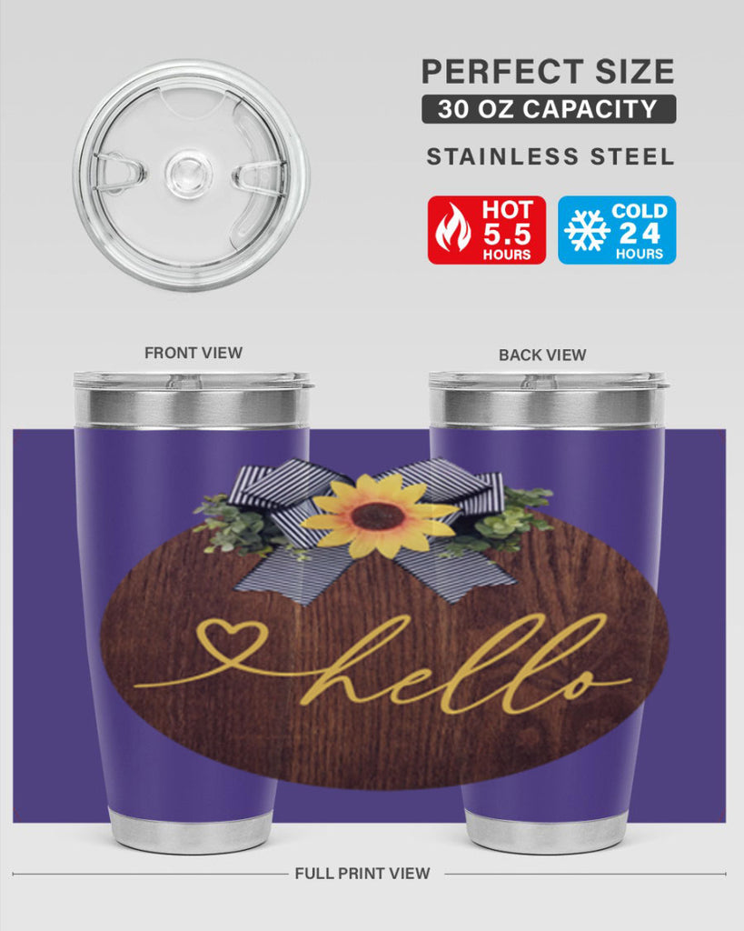 Hello heart Mockup182#- spring- Tumbler