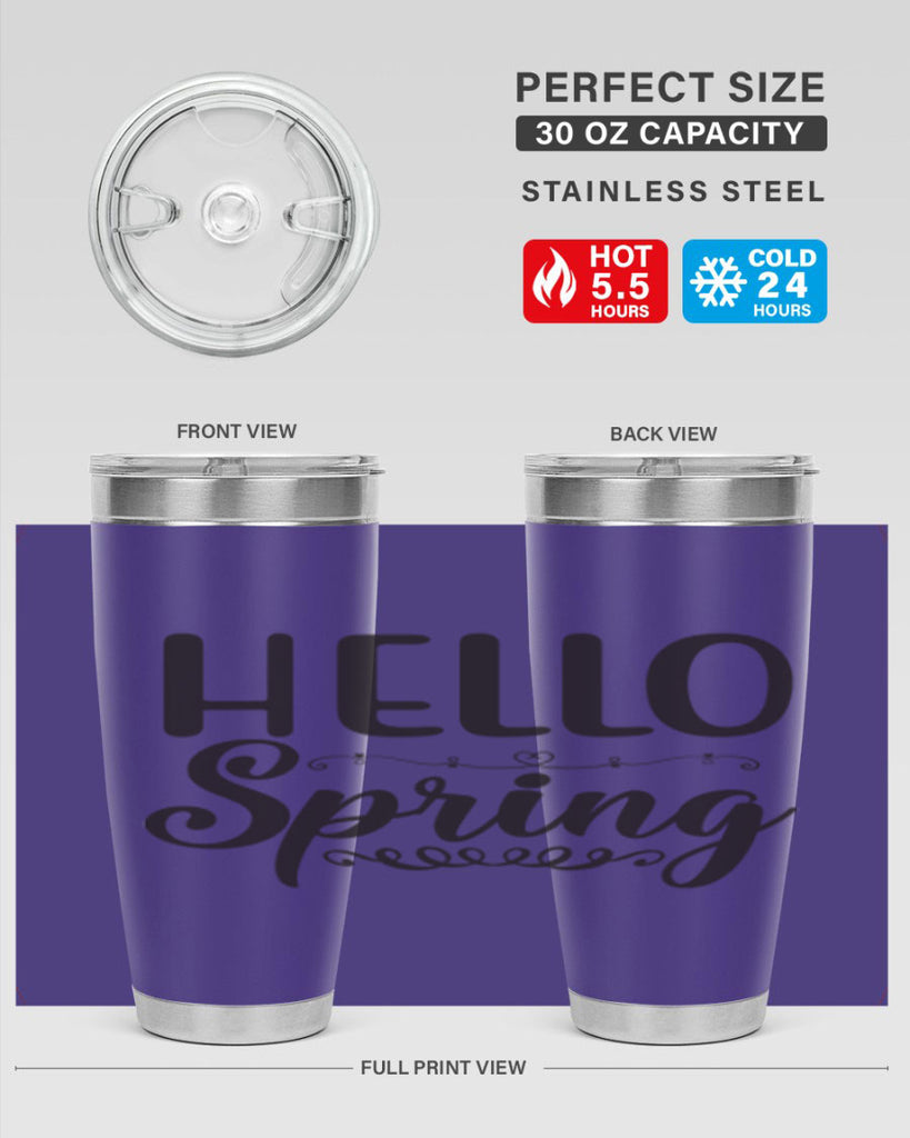 Hello spring 185#- spring- Tumbler