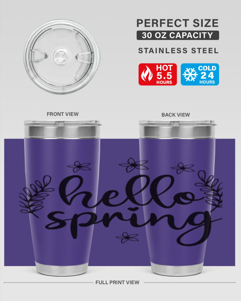 Hello spring design  221#- spring- Tumbler