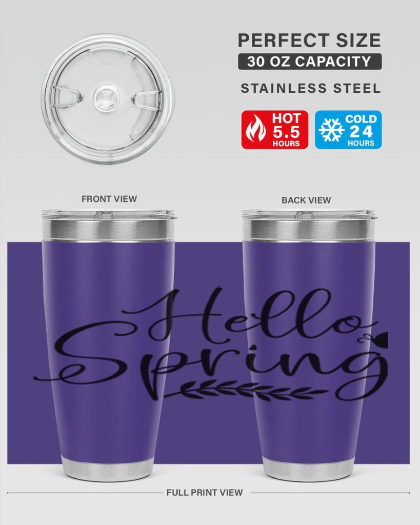Hello spring design  222#- spring- Tumbler