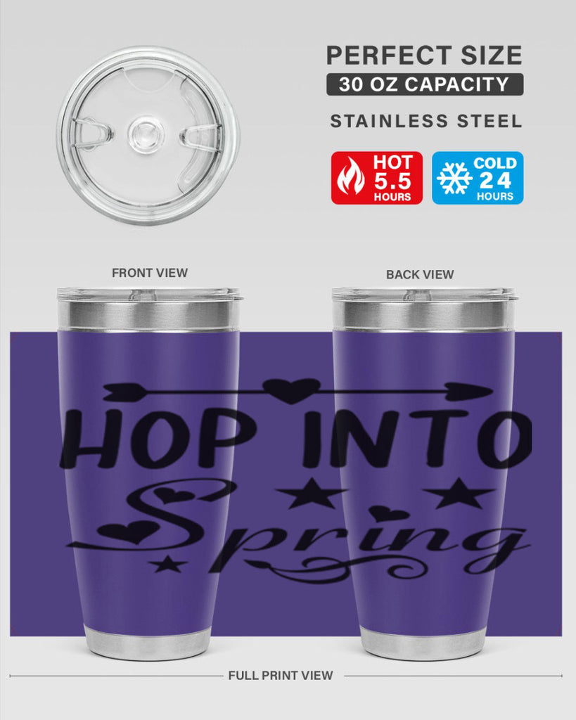Hop into Spring 249#- spring- Tumbler
