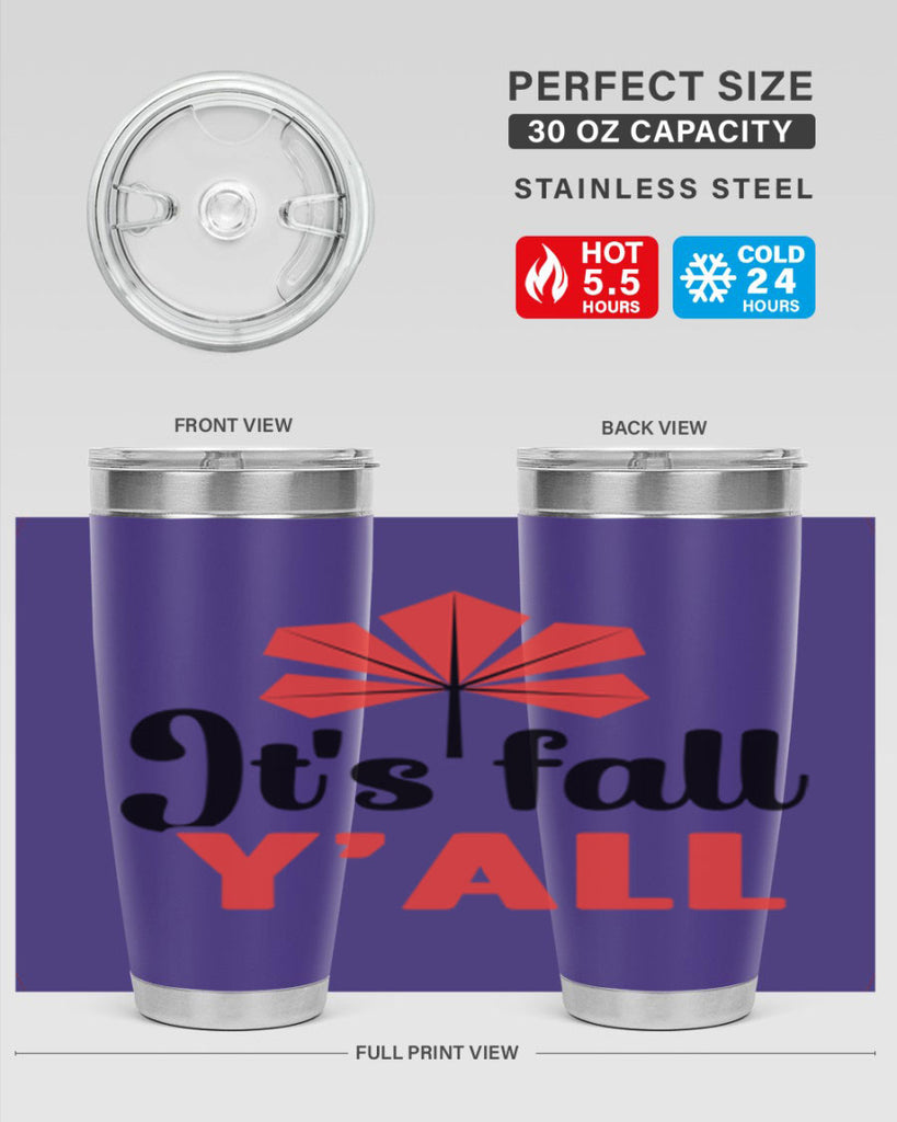 Its fall yall 373#- fall- Tumbler