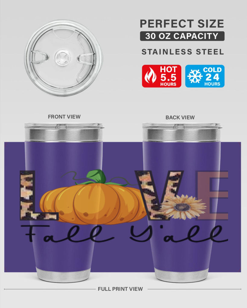 Love FALL YAll 410#- fall- Tumbler