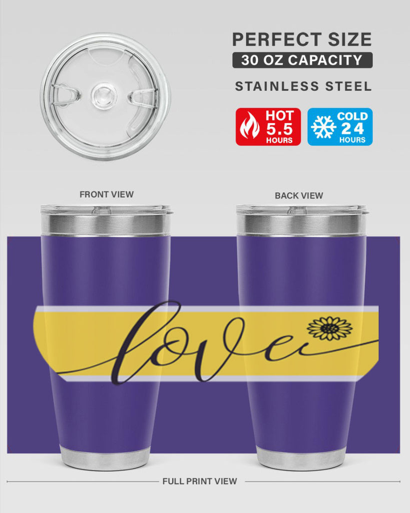 Love and daisy327#- spring- Tumbler