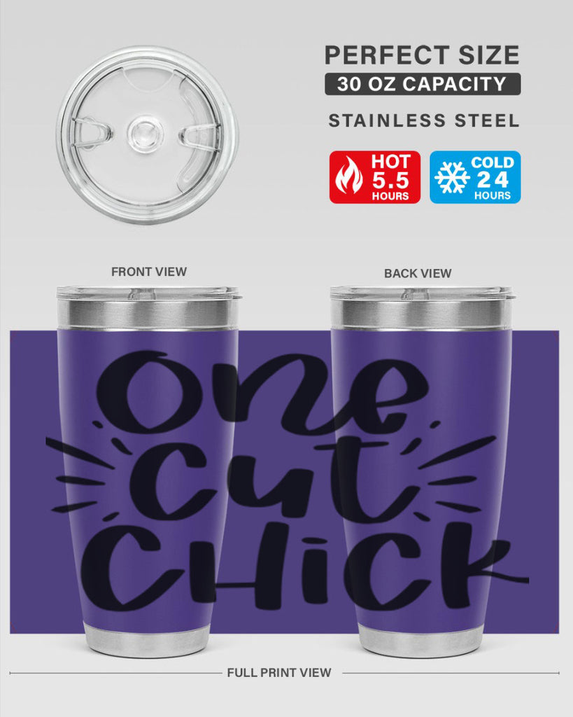 One cut chick  388#- spring- Tumbler
