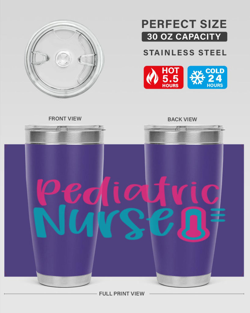 Pediatric Nurse Style 357#- nurse- tumbler