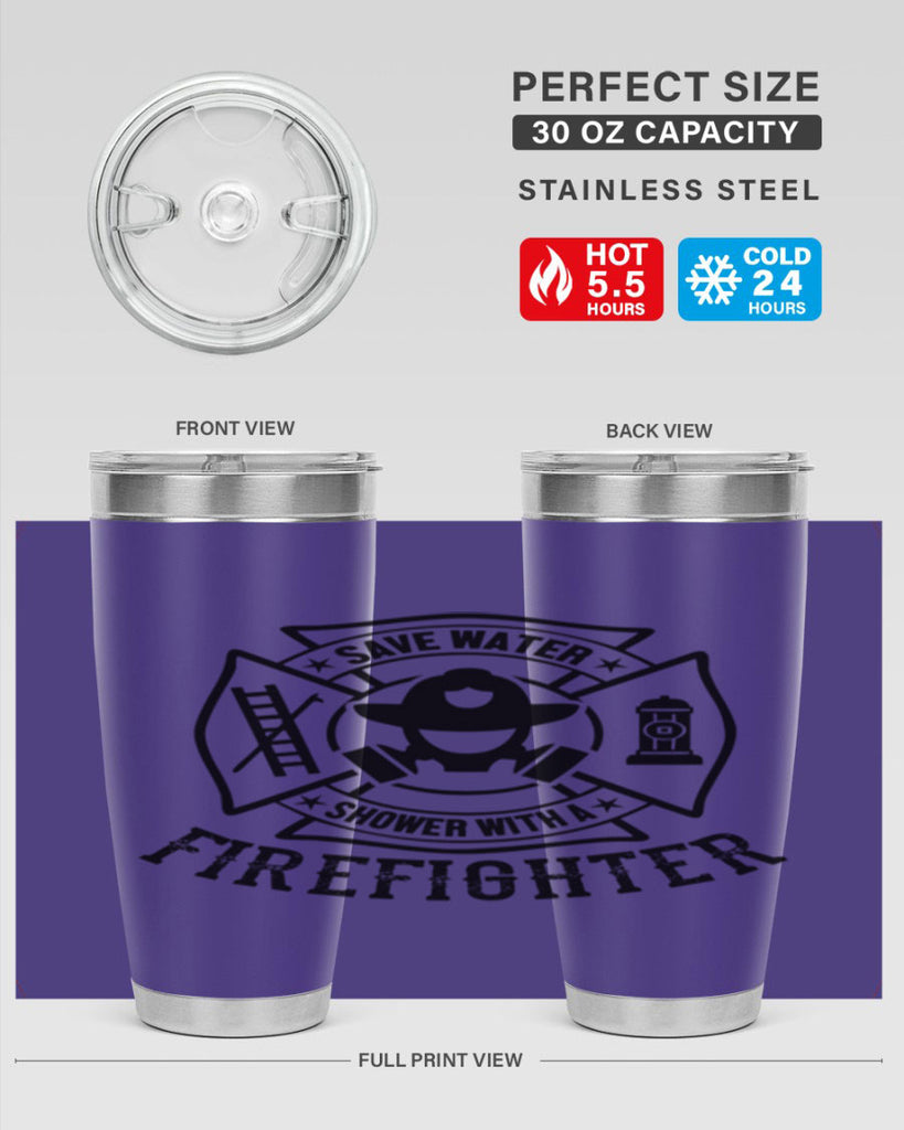 Save water Style 34#- fire fighter- tumbler