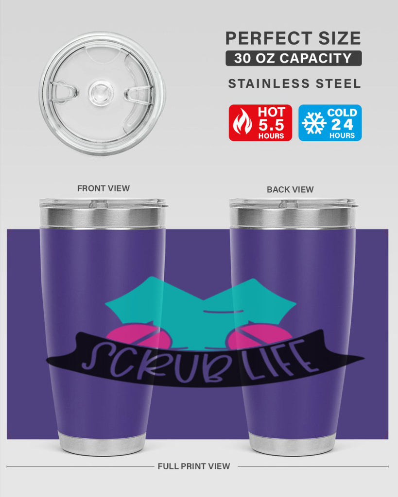 Scrub Life Style Style 45#- nurse- tumbler