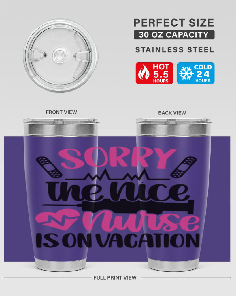 Sorry The Nice Nurse Style Style 28#- nurse- tumbler