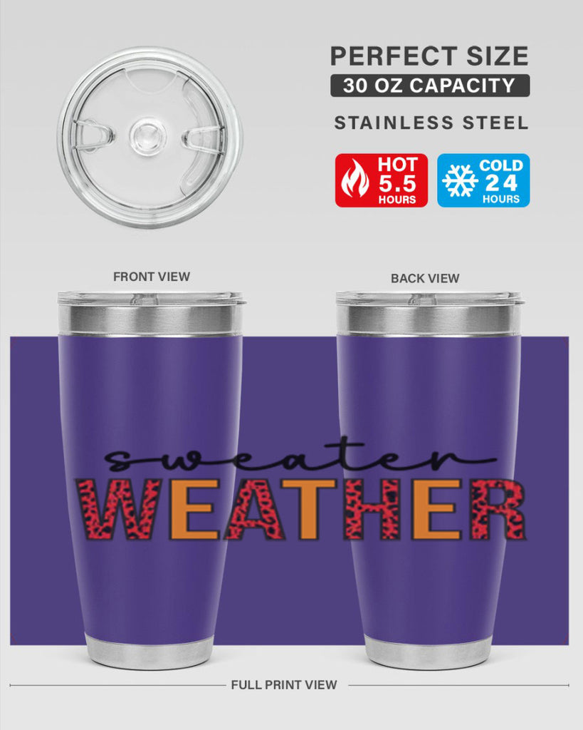 Sweater Weather 587#- fall- Tumbler