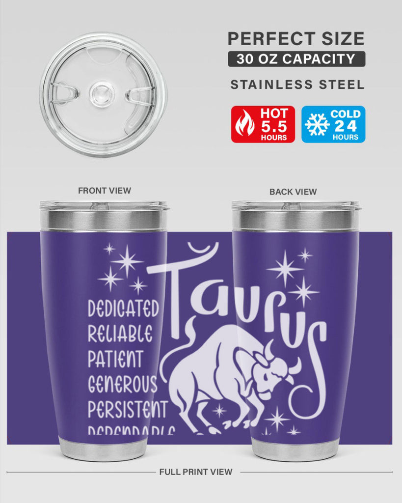 Taurus 491#- zodiac- Tumbler
