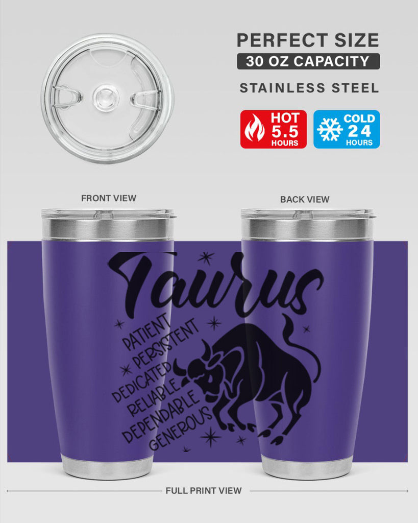 Taurus 492#- zodiac- Tumbler