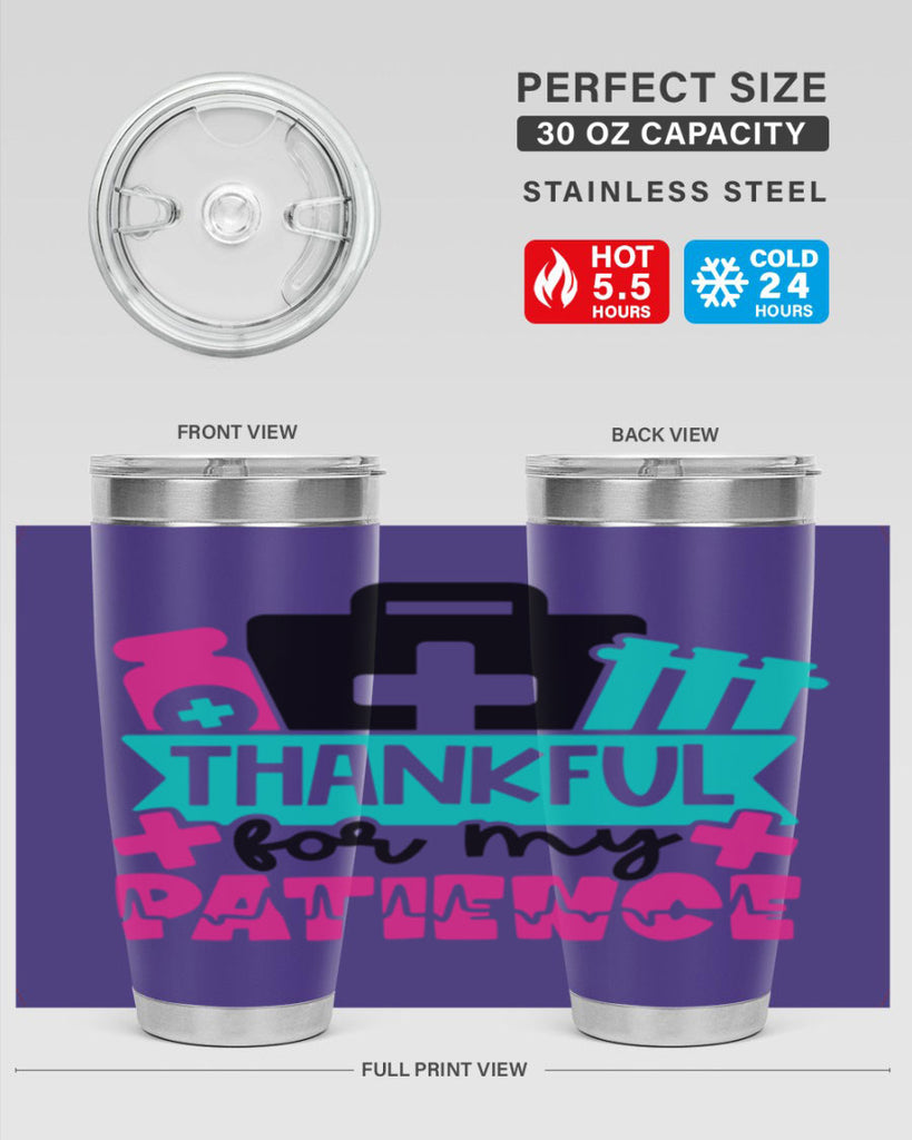 Thankful For My Patience Style Style 22#- nurse- tumbler