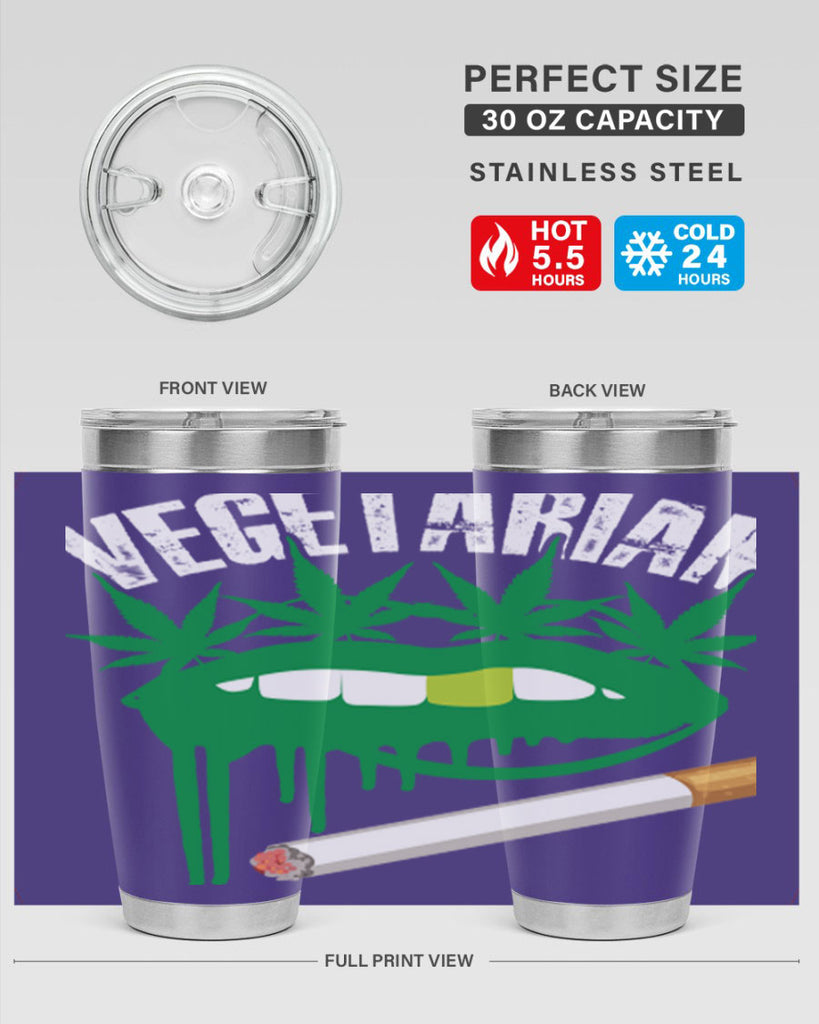 Vegetarian 270#- marijuana- Tumbler