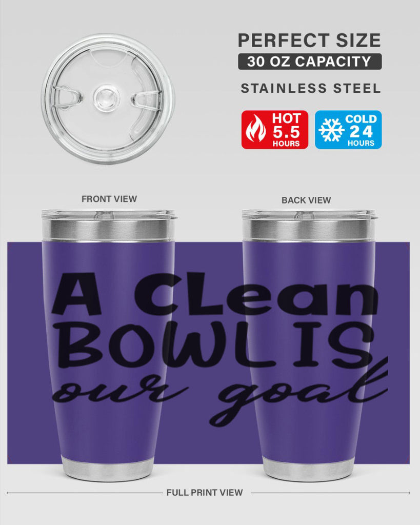 a clean bowl is our goal 93#- bathroom- Tumbler