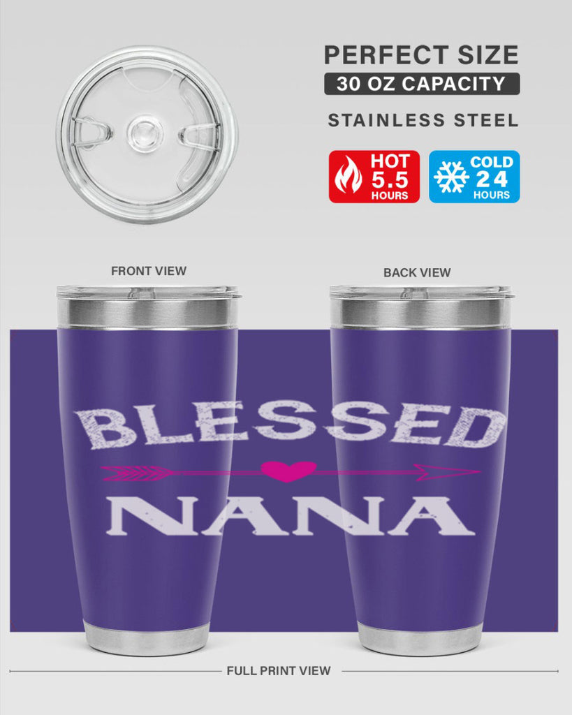 blessed nana 34#- grandma - nana- Tumbler