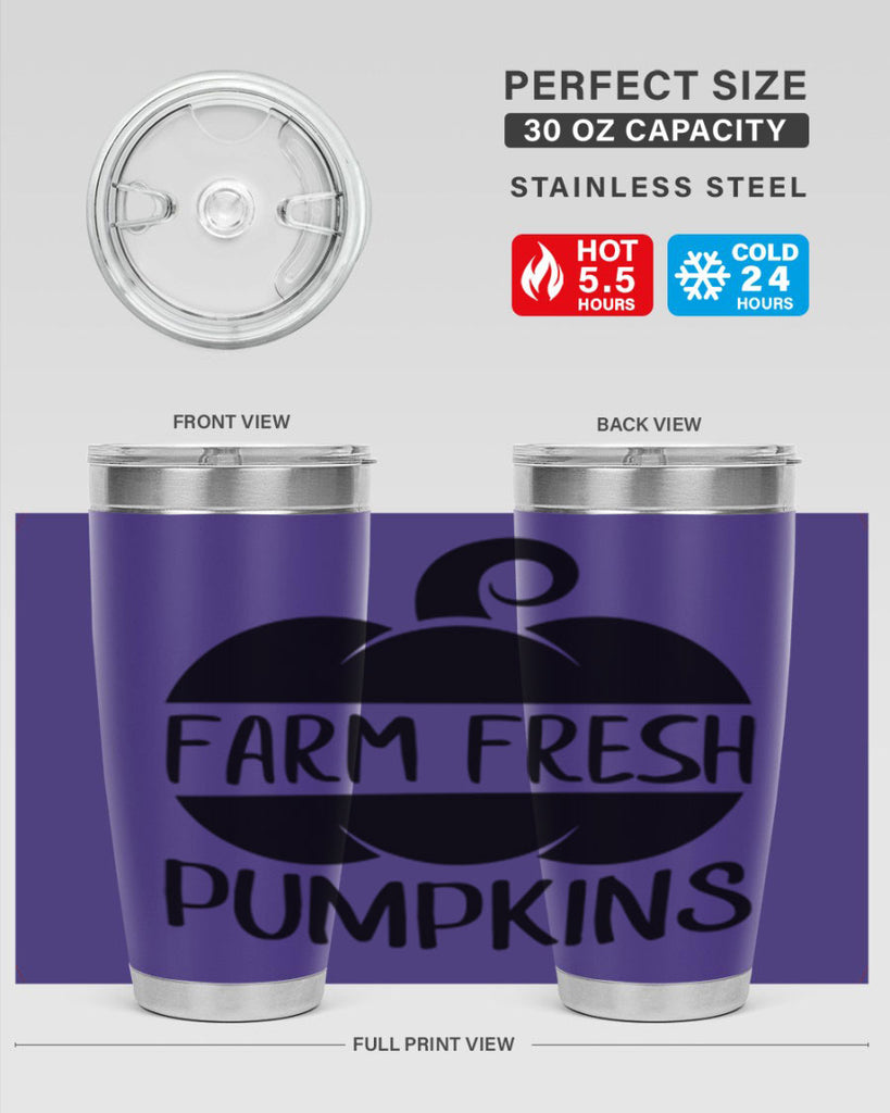 farm fresh pumpkins 174#- fall- Tumbler
