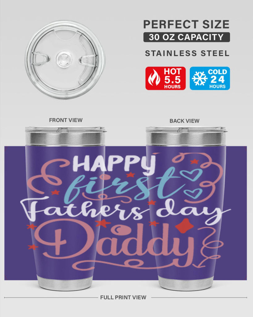 happy first fathers day daddy 90#- fathers day- Tumbler