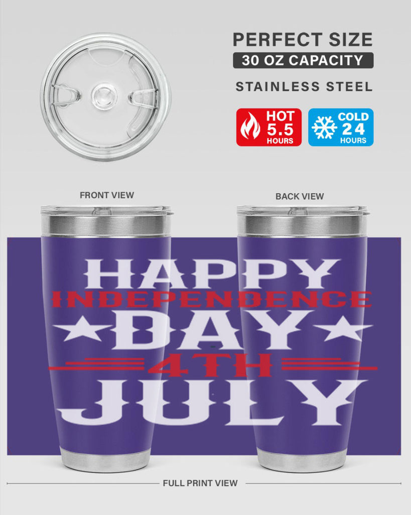 happy independence day th july Style 104#- Fourt Of July- Tumbler
