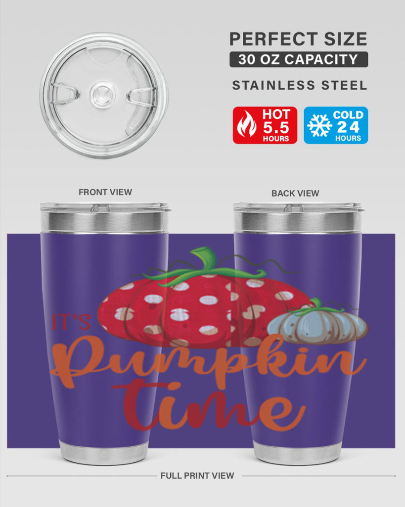 it s pumpkin time 368#- fall- Tumbler