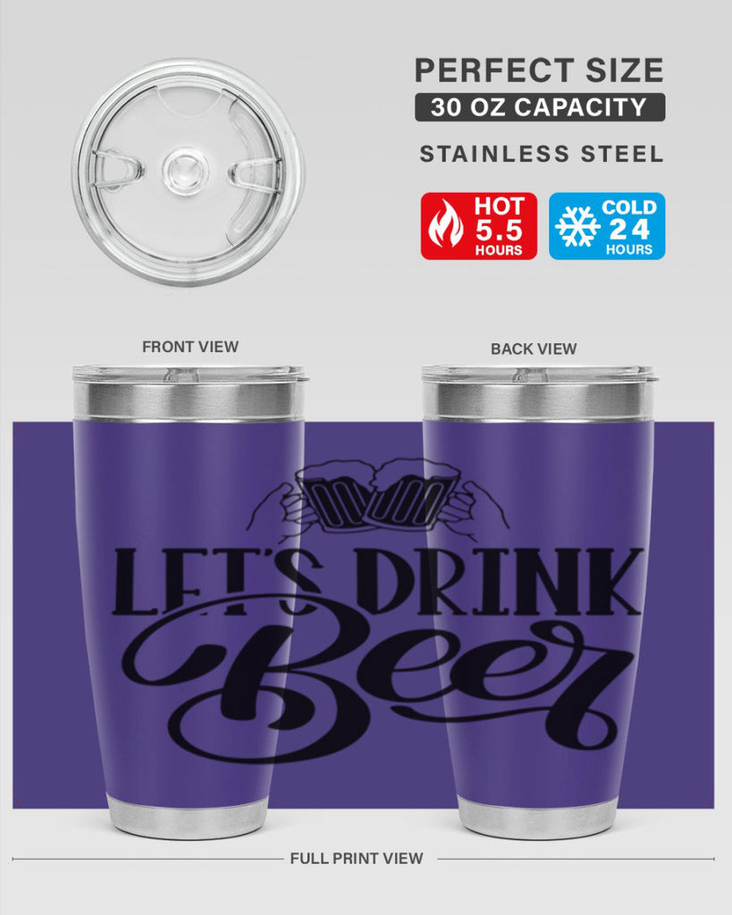 lets drink beer 29#- beer- Tumbler