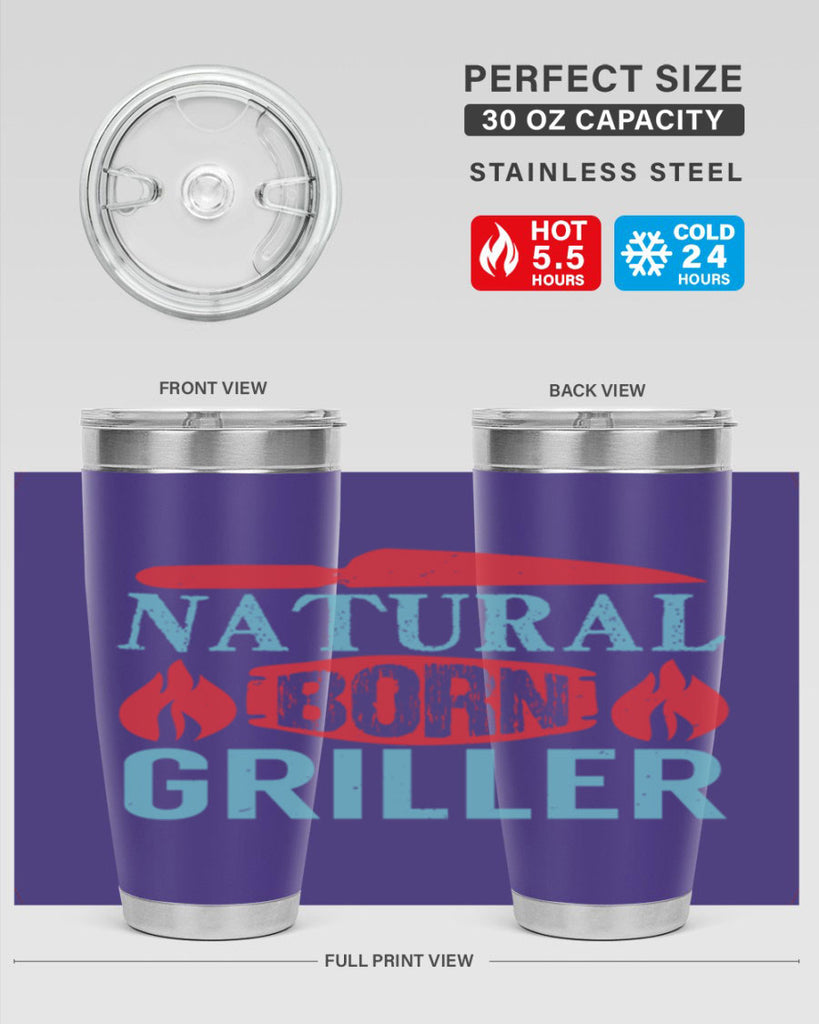 natural born griller 19#- bbq- Tumbler
