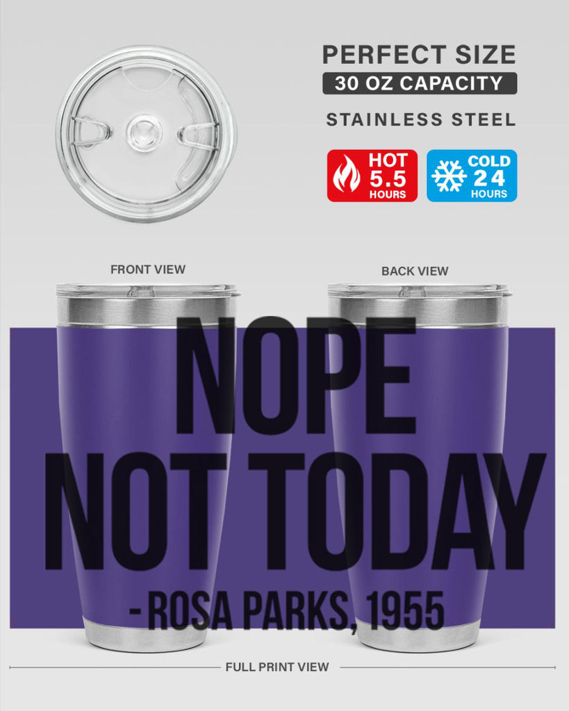 nope not today rosa parks 60#- black words phrases- Cotton Tank