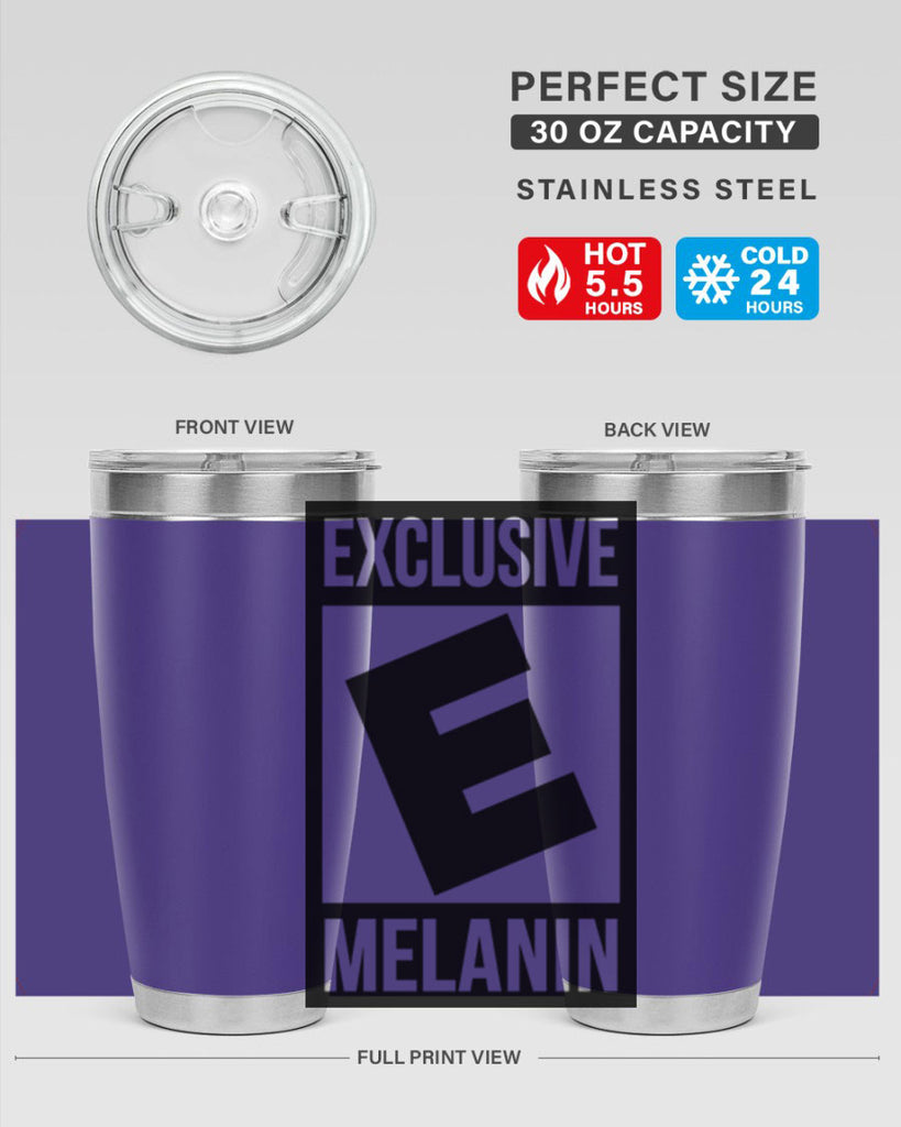 rated exclusive melanin 46#- black words phrases- Cotton Tank