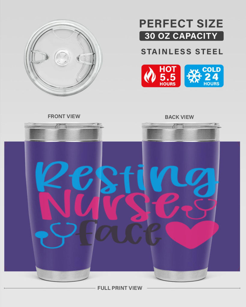 resting nurse face Style Style 56#- nurse- tumbler