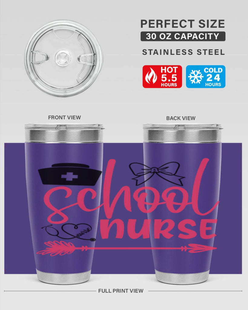 school nurse Style 354#- nurse- tumbler