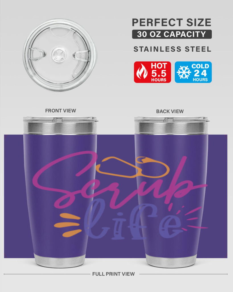 scrub life Style Style 43#- nurse- tumbler