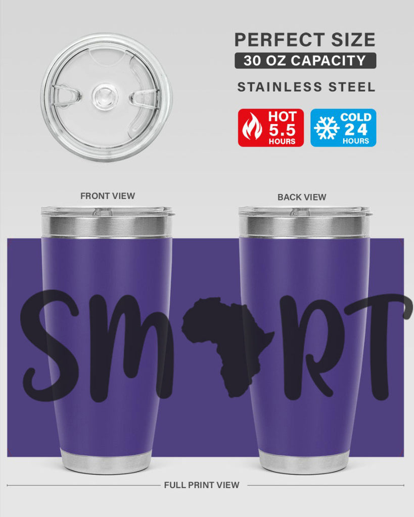 smart africa 32#- black words phrases- Cotton Tank