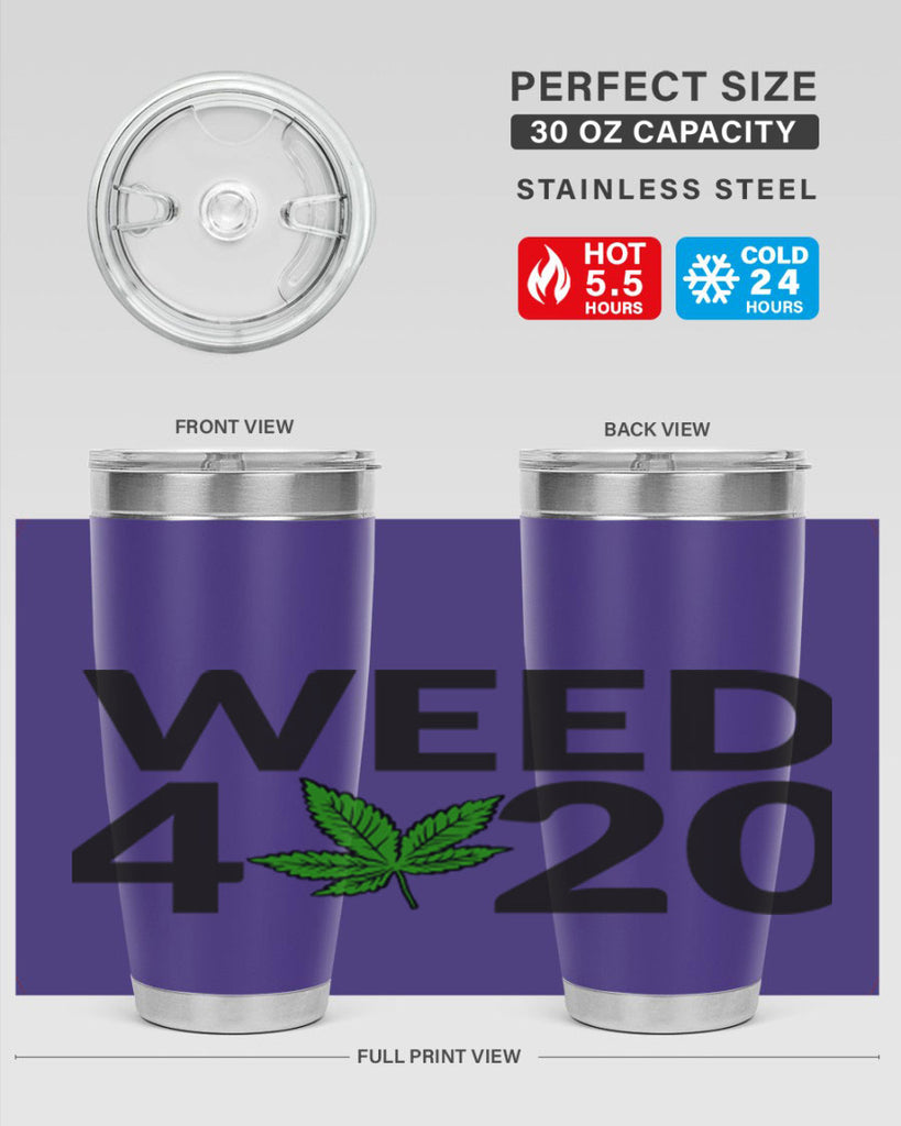 weed 420 282#- marijuana- Tumbler