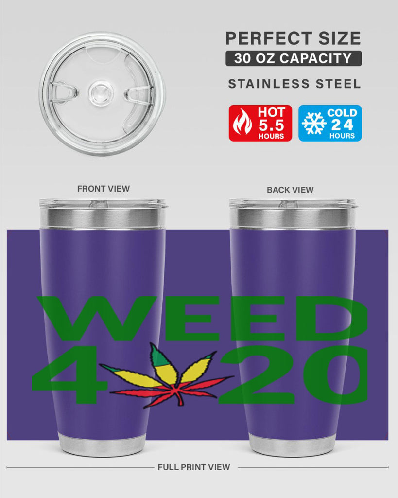 weed 420 cannabis 281#- marijuana- Tumbler