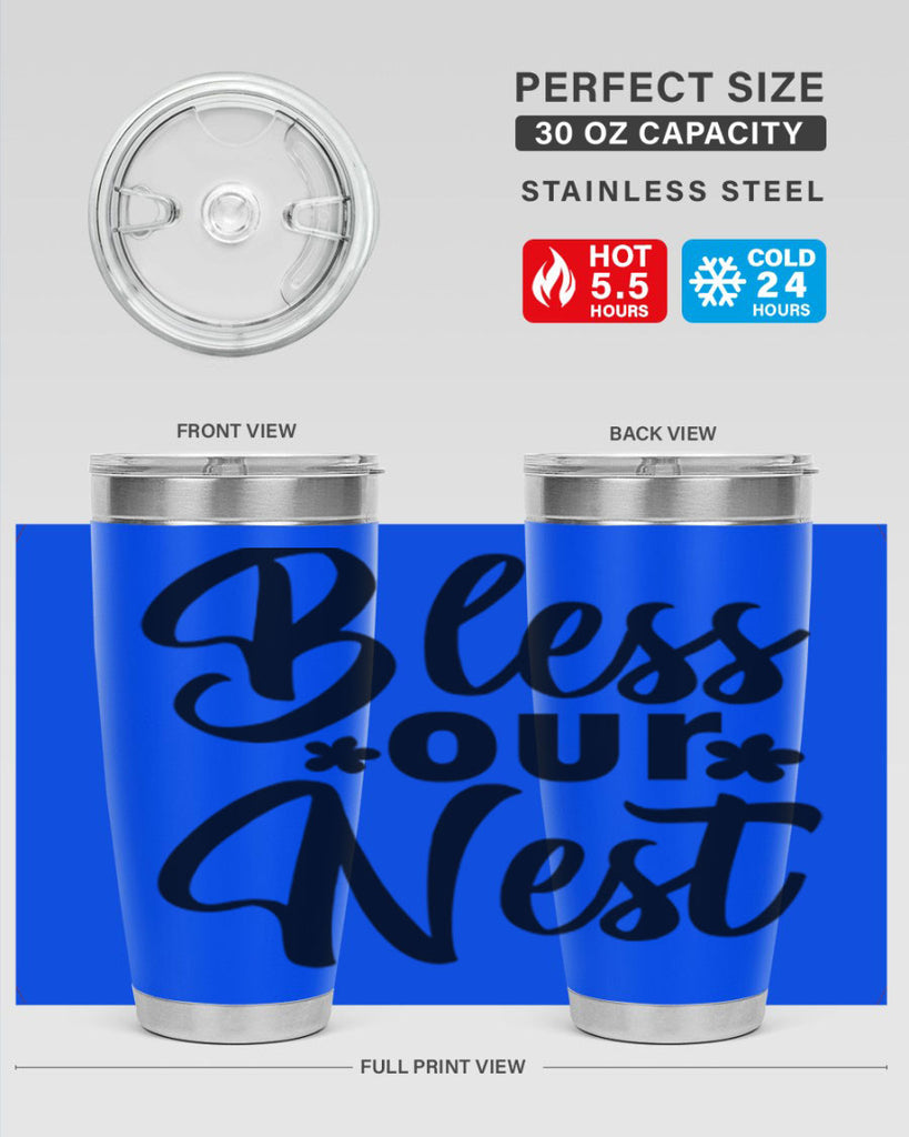 Bless our nest  design 70#- spring- Tumbler