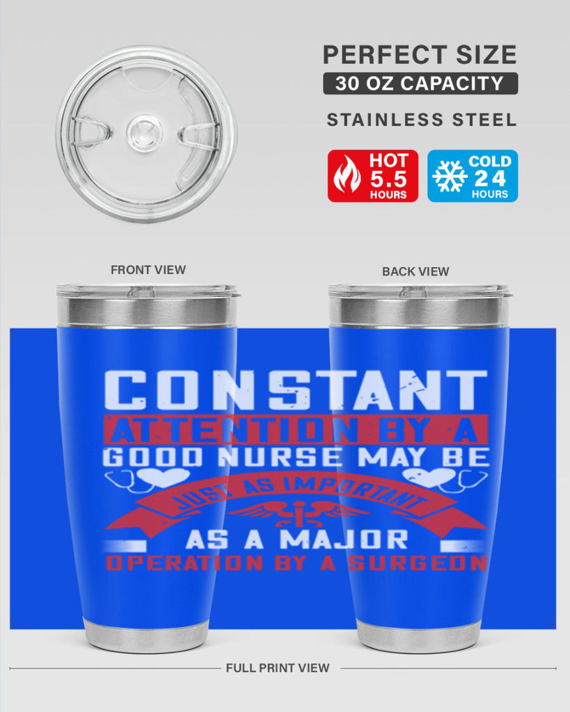 Constant attention by a good nurse may Style 408#- nurse- tumbler