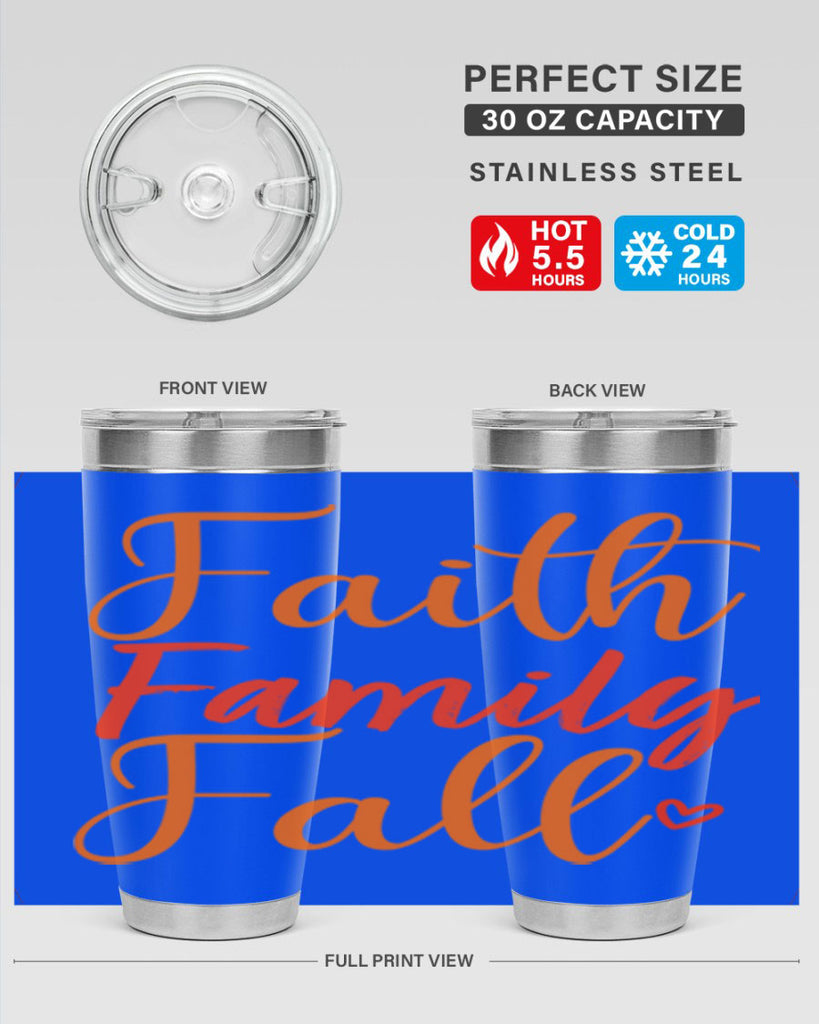 Faith Family Fall Design 81#- fall- Tumbler