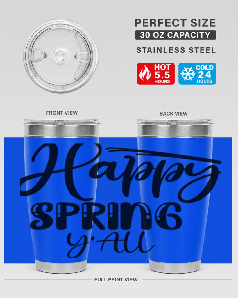 HAPPY SPRING YALL  179#- spring- Tumbler