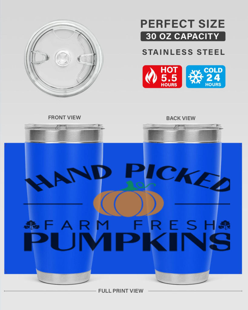 Hand Picked Farm Fresh Pumpkins 215#- fall- Tumbler