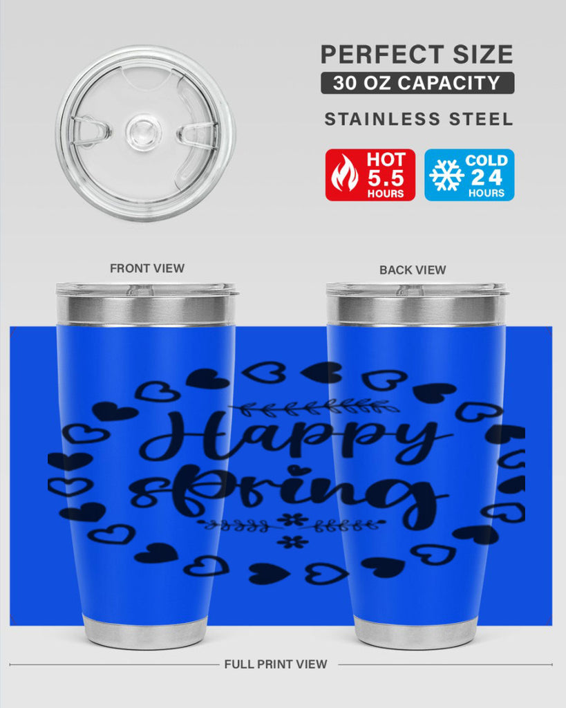Happy Spring 174#- spring- Tumbler