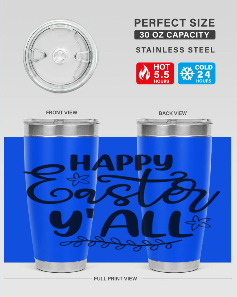 Happy easter yall  177#- spring- Tumbler